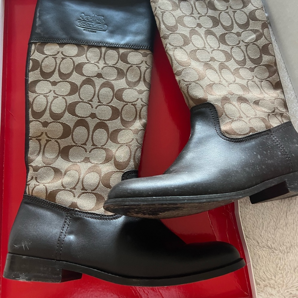 Coach riding boots